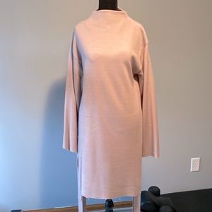 JOA shift dress with tie bell sleeves